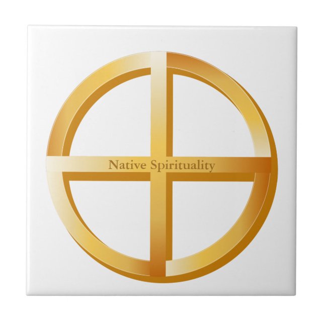 Carreau Symbole de spiritualité autochtone (Devant)