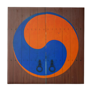 Carreau Symbole du Yin et du Yang, Corée du Sud