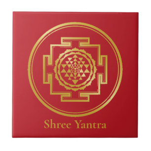 Carreau Symbole géométrique Sacré Shree Yantra Auspicious