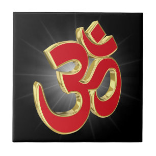 Carreau Symbole Om