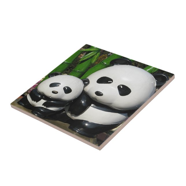Carreau SYMBOLE Panda DU Zoo D'Ueno (Côté)