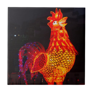 Carreau Symbole zodiaque de coq