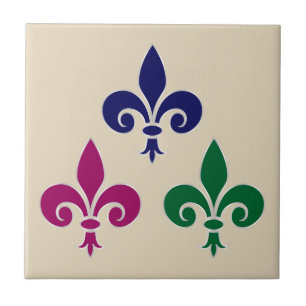 Carreau Symboles de fleur de lis