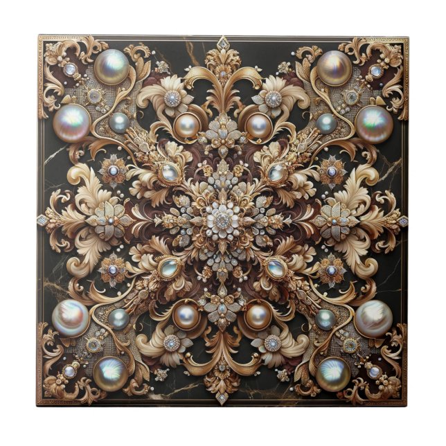 Carreau Symétrie de Regal : Un chef-d'oeuvre baroque opule (Devant)