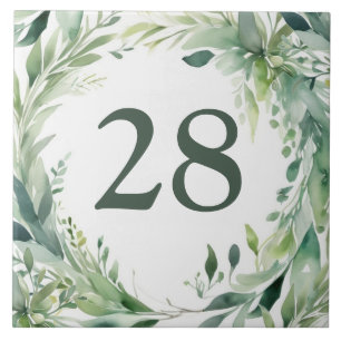 Carreau Sympathique Greens Custom House Numéro Plaque