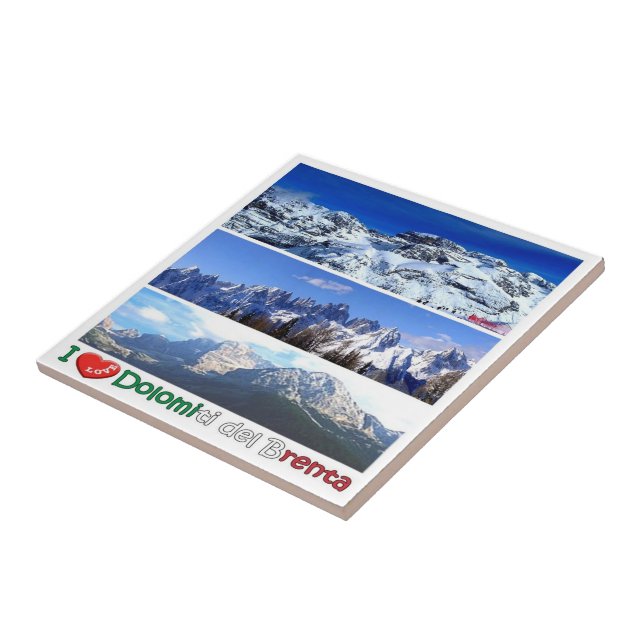 Carreau TAA045 BRENTA DOLOMITES, I Love, Mosaic, (Côté)