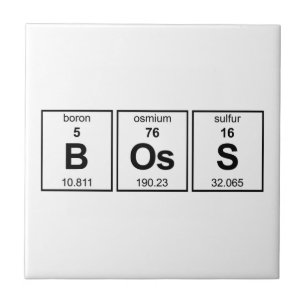 Carreau Tableau périodique BOs