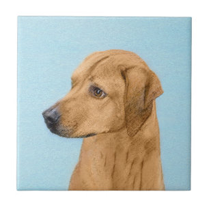 Carreau Tableau Rhodesian Ridgeback - Art Chien original