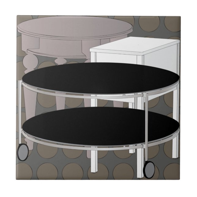 Carreau Tablettes de mobilier Ikea Brown TIle (Devant)