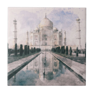 Carreau Taj Mahal, Inde