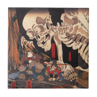 Carreau Takiyasha la sorcière et le spectre squelettique