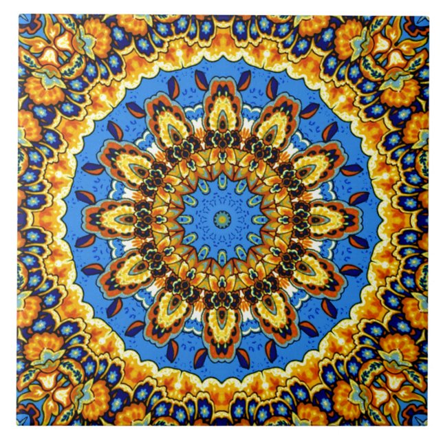 Carreau Talavera décoratif rencontre des tuiles de (Devant)