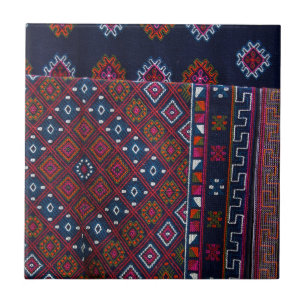 Carreau Tapis bhoutanais