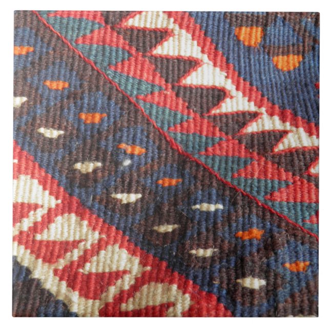 Carreau Tapis de Perse ethnique de Bohème exotique turc de (Devant)