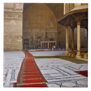 Carreau Tapis de prières menant à la mosquée islamique, au