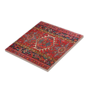 Carreau Tapis persan traditionnel 