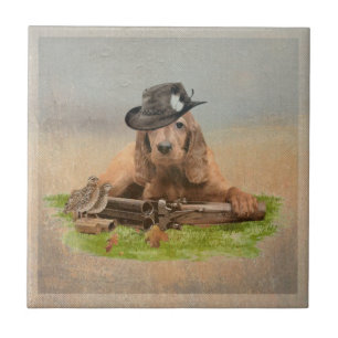 Carreau Tapisserie de Cocker Spaniel Poster en acrylique T