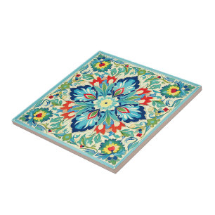 Carreau Tapisserie turque Iznik
