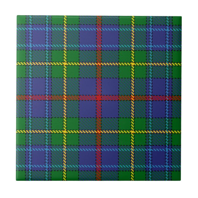 Carreau Tartan de Bailey de clan (Devant)