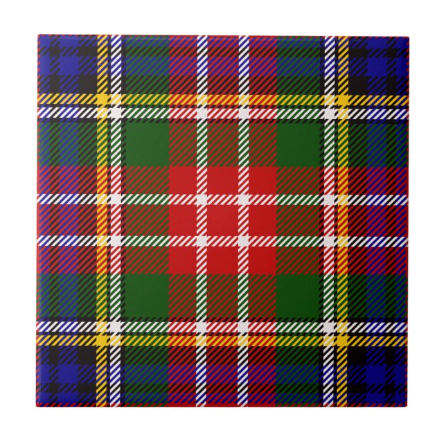 Carreau Tartan de Christie de clan (Devant)