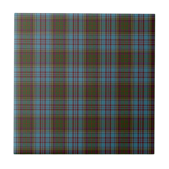 Carreau Tartan de famille de clan d'Anderson (Devant)