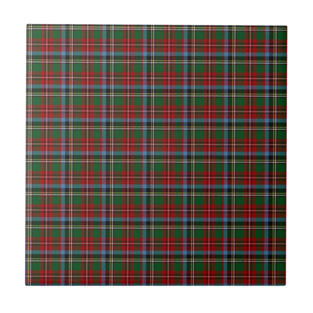 Carreau Tartan d'état de la Caroline du Nord (Devant)