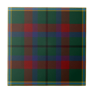 Carreau Tartan d'Irlandais de Mayo du comté