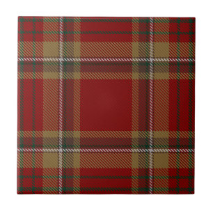 Carreau Tartan d'Irlandais de Tyrone du comté