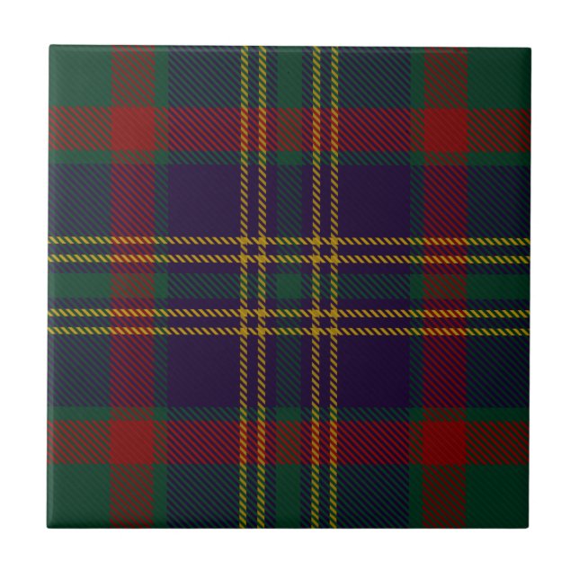 Carreau Tartan d'Irlandais du comté de liège (Devant)