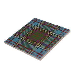 Carreau Tartan écossais d'expressions d'Anderson de clan