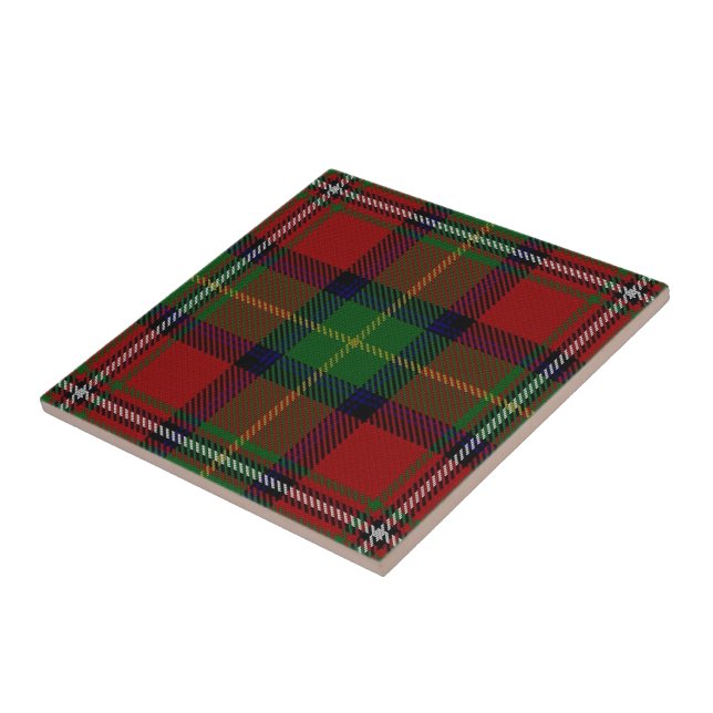 Carreau Tartan écossais d'expressions de Boyd de clan (Côté)