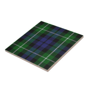 Carreau Tartan écossais d'expressions de Graham de clan