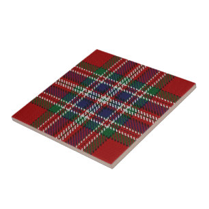 Carreau Tartan écossais d'expressions de MacFarlane de