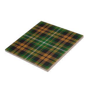 Carreau Tartan écossais d'orange d'expressions de Ramsay