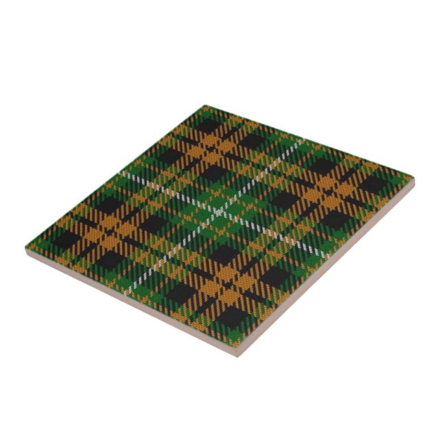 Carreau Tartan écossais d'orange d'expressions de Ramsay (Côté)