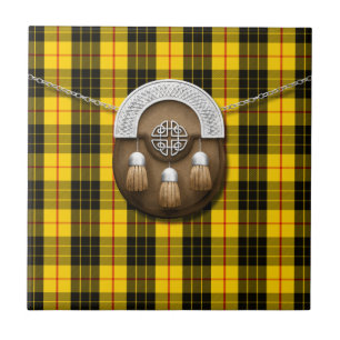 Carreau Tartan et escarcelle de MacLeod de clan