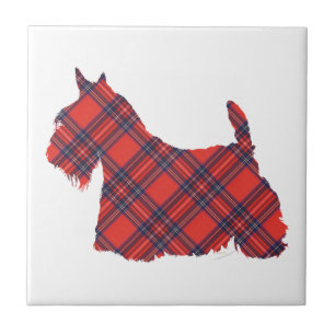 Carreau Tartan Stewart du Terrier Écossais