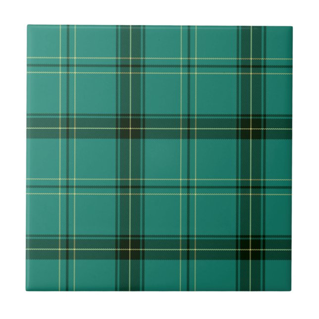 Carreau Tartan vert écossais (Devant)