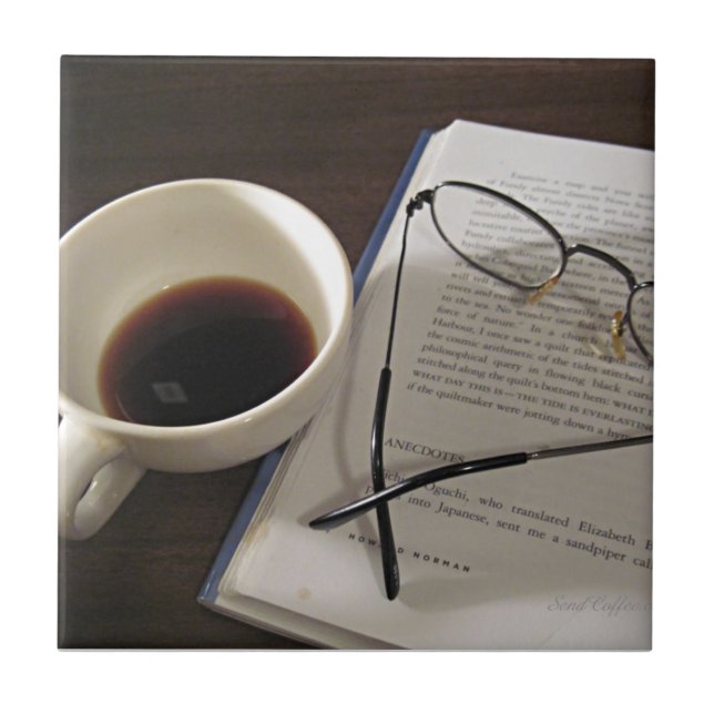 Carreau Tasse et livre de café (Devant)