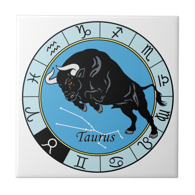 Carreau taurus zodiac (Devant)