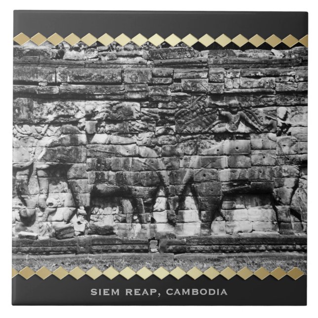 Carreau Temple Angkor Vat Cambodge Carrelage en céramique (Devant)