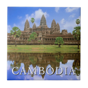 Carreau Temple d'Angkor Wat   Kampuchea, Cambodge