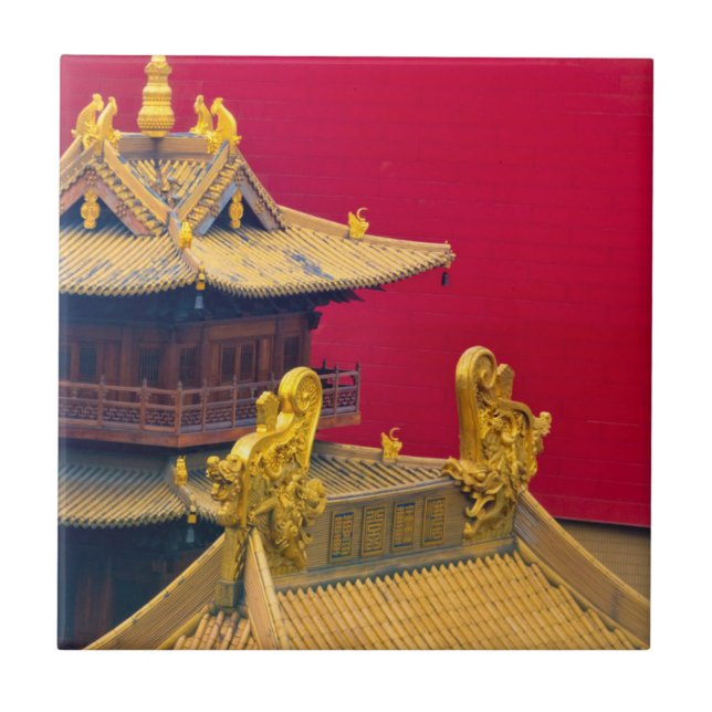 Carreau Temple de Jing'an, Shanghai, Chine (Devant)