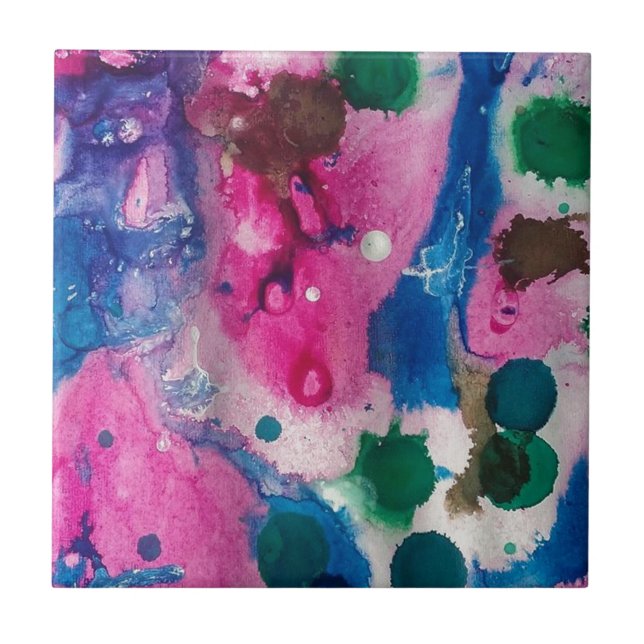 Carreau Temps de lecture avec encre (Devant)