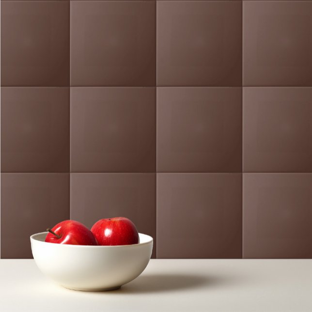 Carreau Téramisu solide brun foncé (Créateur téléchargé)