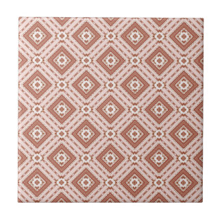 Carreau Terracotta Tribal - Motif Géométrique Moderne