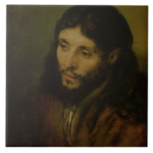 Carreau Tête du Christ, c.1648 (huile sur la toile)