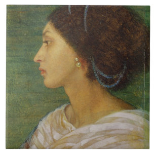 Carreau Tête d'une femme de mulâtre, 1861 (l'huile sur l