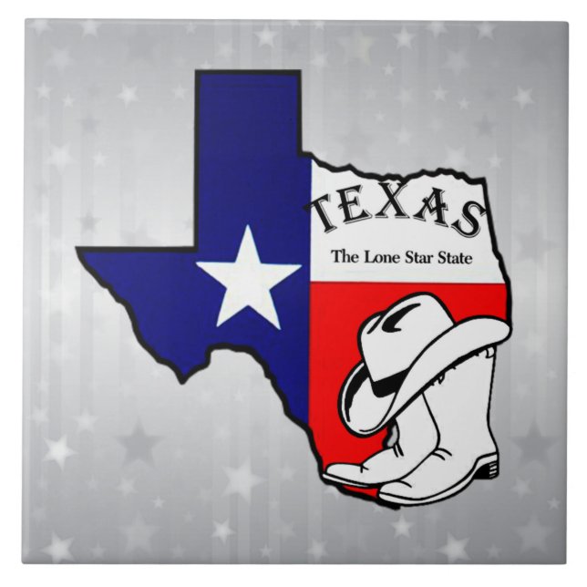 Carreau Texas, L'Etat Lone Star, arrière - plan chatoyant, (Devant)