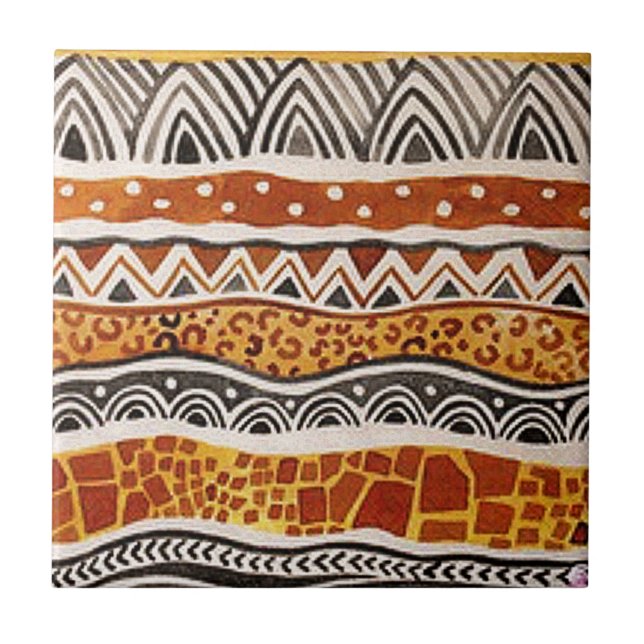 CARREAU TEXTILE AFRICAIN (Devant)
